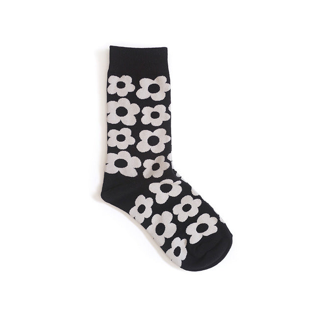 Cartoon Flower Socks