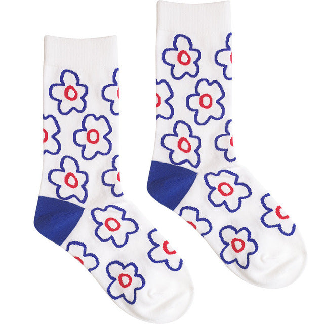 Cartoon Flower Socks
