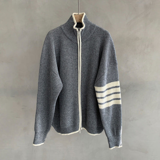 Cardigan Collar Sweater