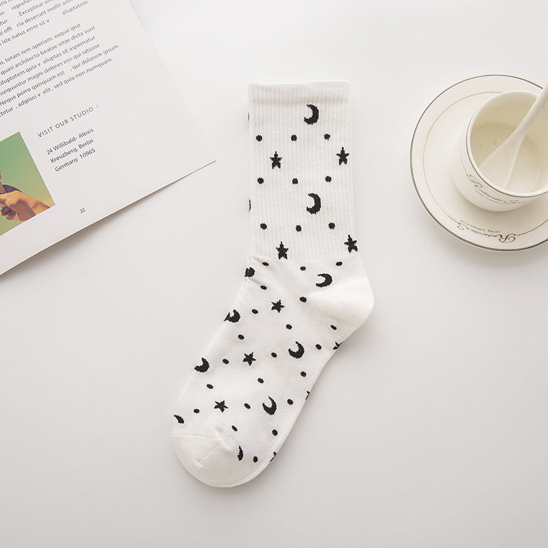 Women's Star Moon Socks
