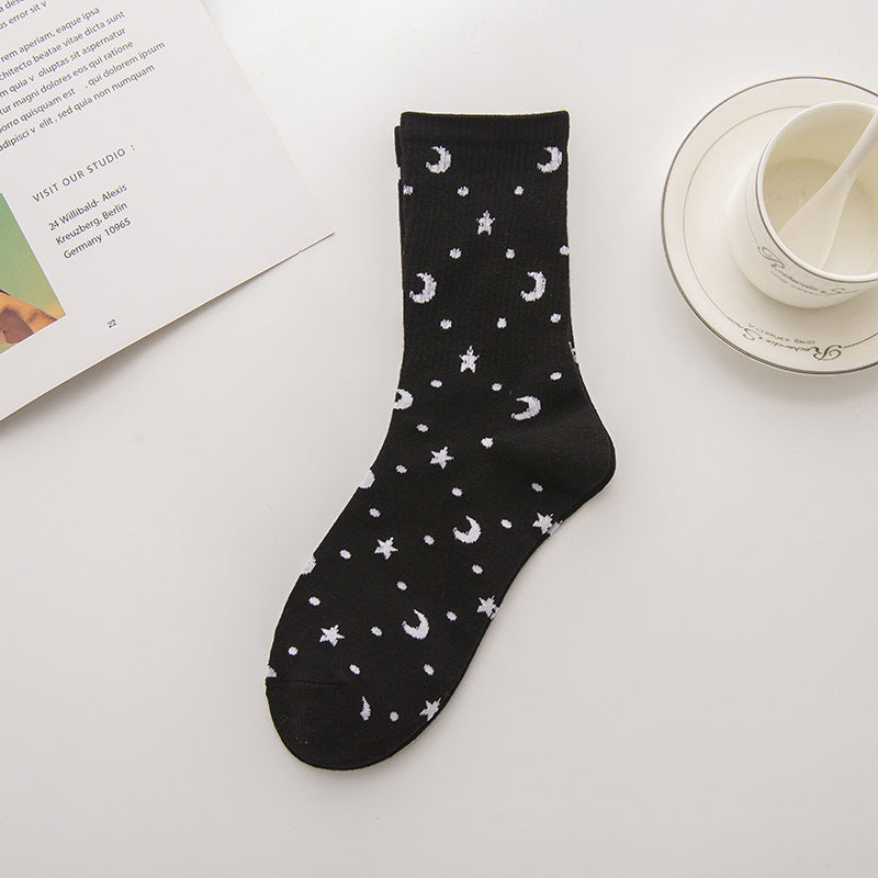 Women's Star Moon Socks