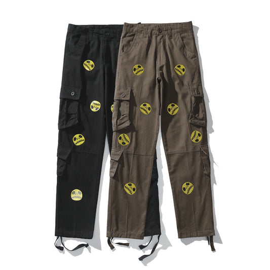 Cargo Pocket Stitch Face Pants