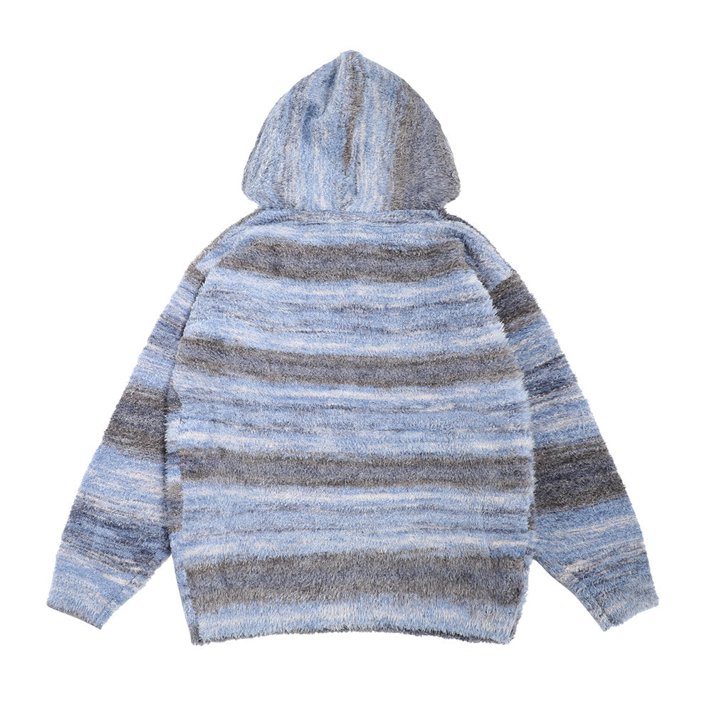 Gradient Striped Hoodie