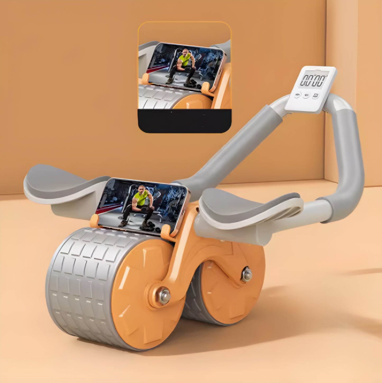 Automatic Rebound Abdominal Wheel Fitness Equipment