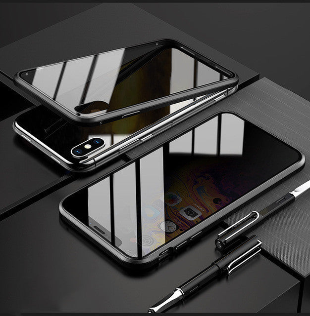 IPhone Magnetic Protective Glass Case