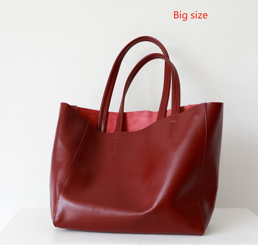 Cowhide Large Leather tote bag