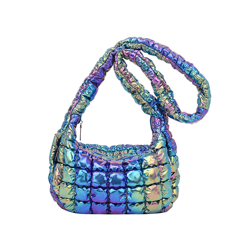 Nylon Padded Hobo Bag