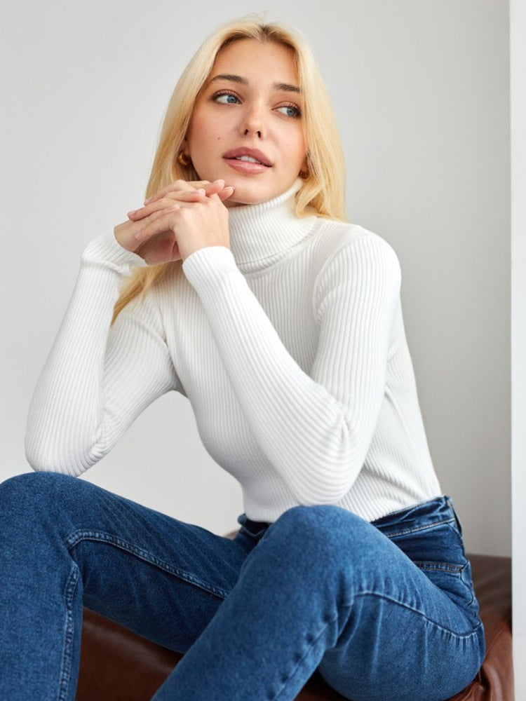 Turtleneck Pullover Sweater Shirts