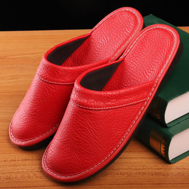 Four Seasons Leather Slippers