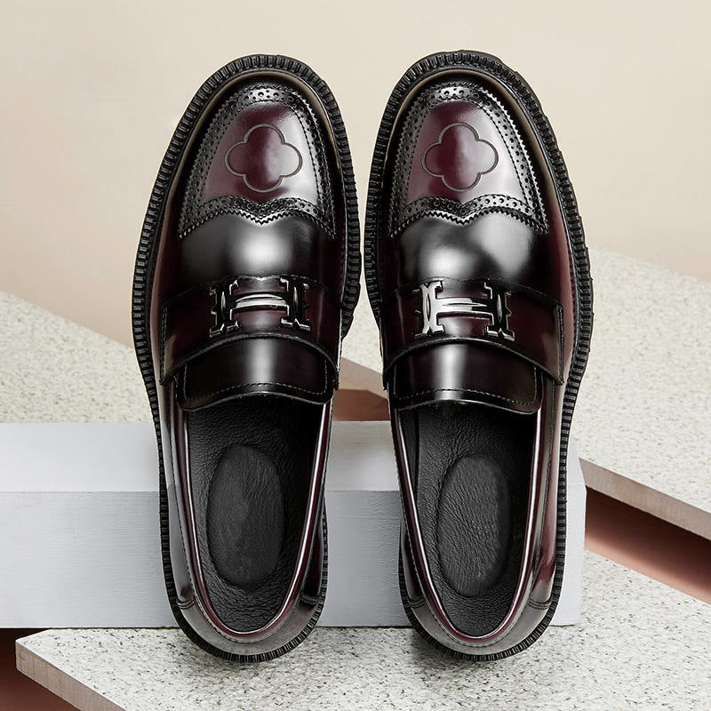Matte Craft Leather Shoes
