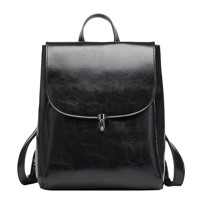 Cowhide Leather Backpack