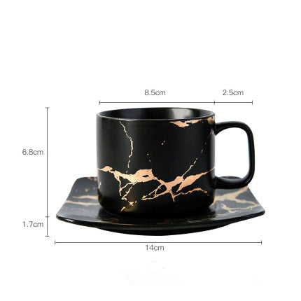Marble Gold Coffee Mugs