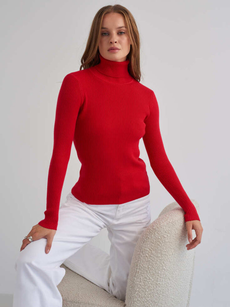 Turtleneck Pullover Sweater Shirts