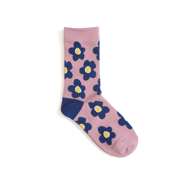 Cartoon Flower Socks