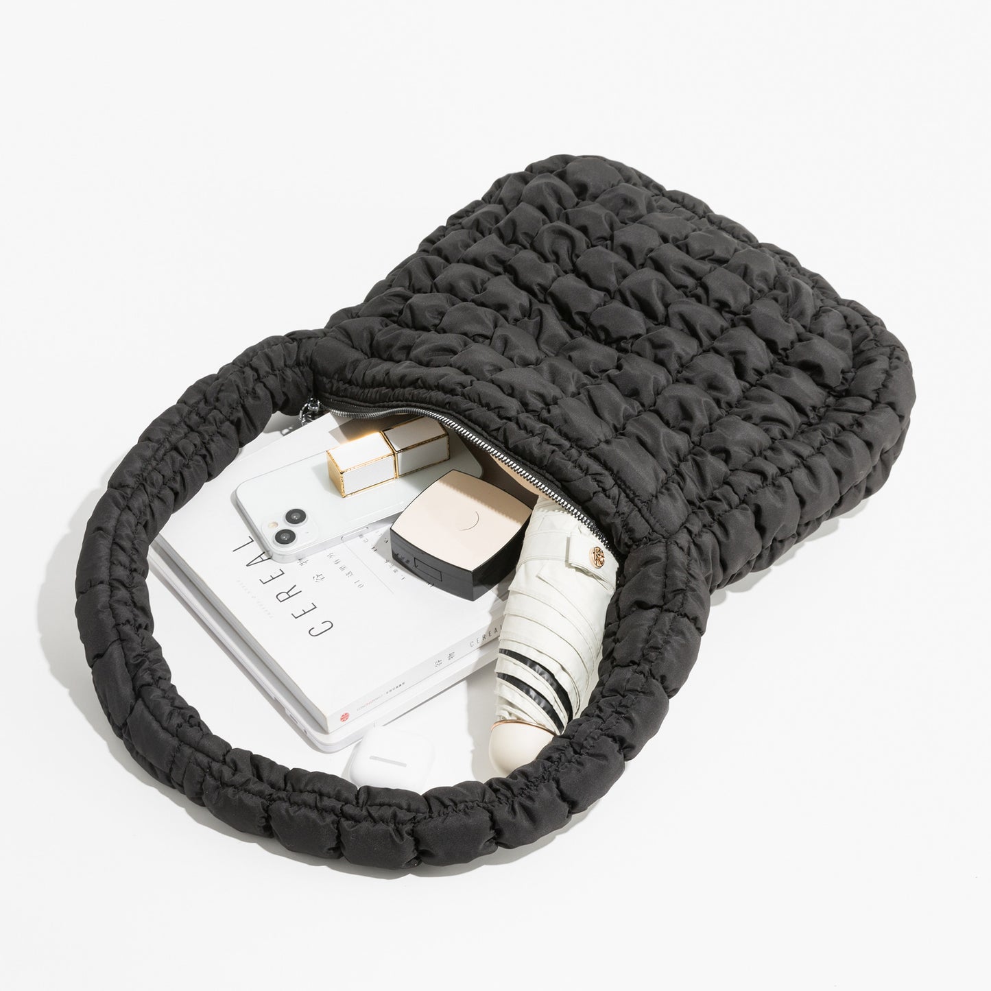 Nylon Padded Shoulder Bags