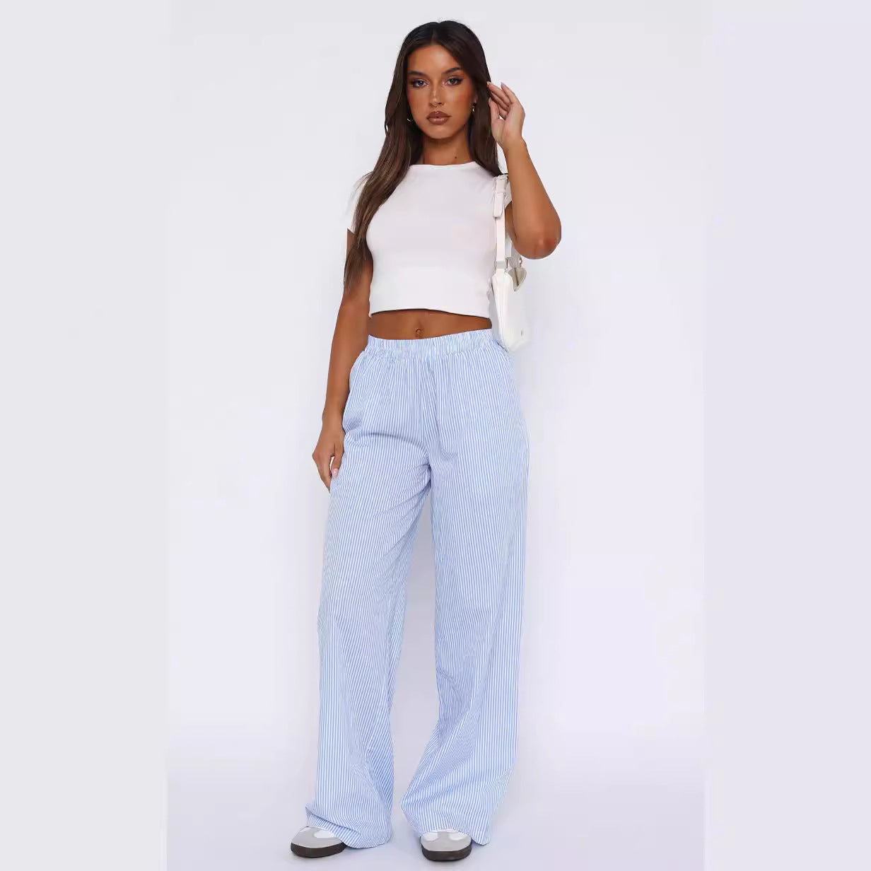 Striped Trousers Pants