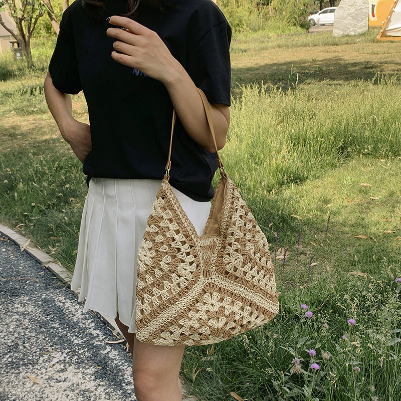 Handmade Woven Weave Shoulder Bag