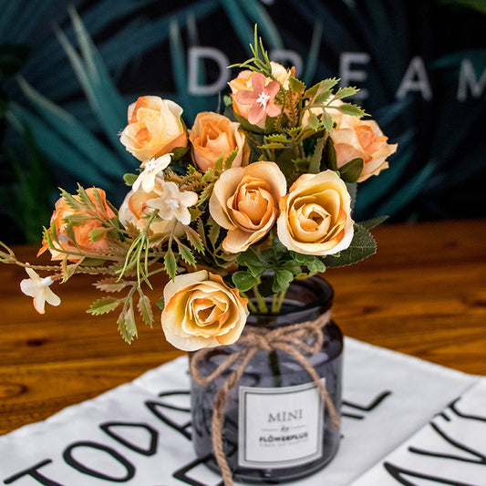 Mini Silk Flower Bouquet