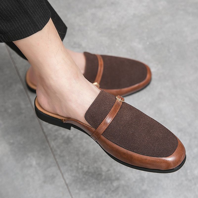 Men's British Leather Slip on Shoes