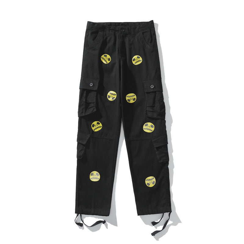 Cargo Pocket Stitch Face Pants
