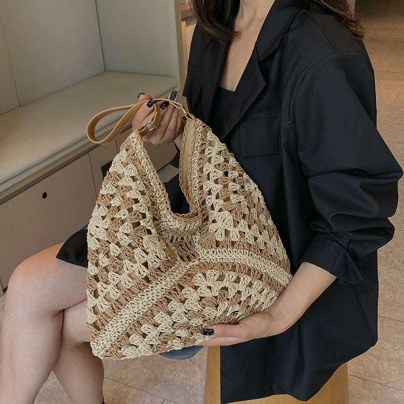 Handmade Woven Weave Shoulder Bag