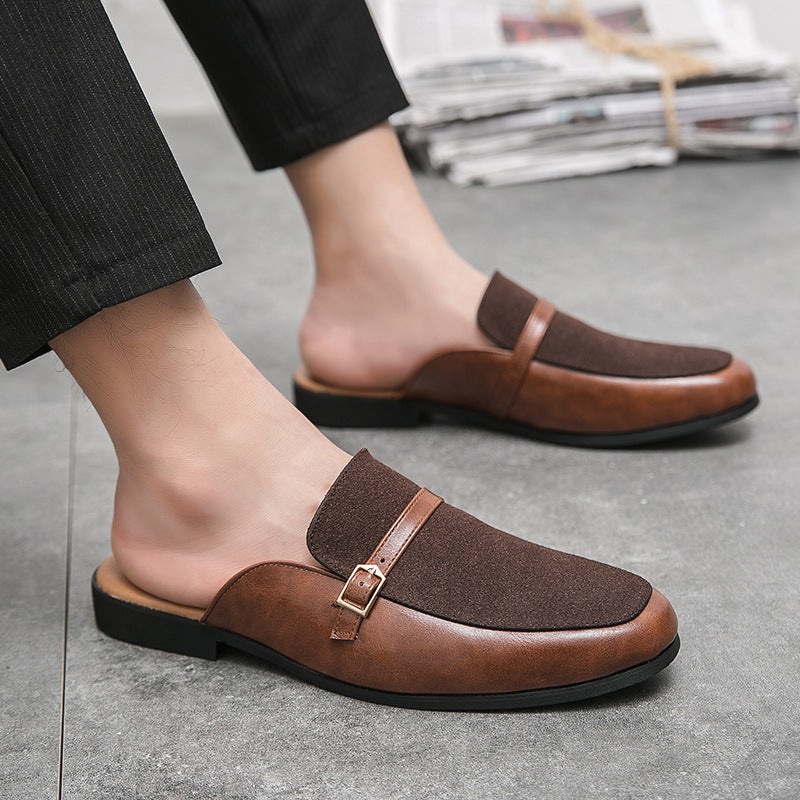 Men's British Leather Slip on Shoes
