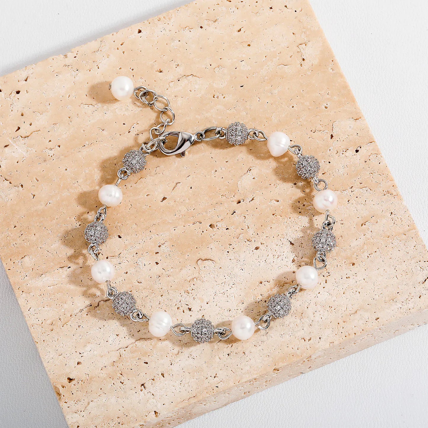 Jin’ao Ins Unisex Natural Pearls Bracelet