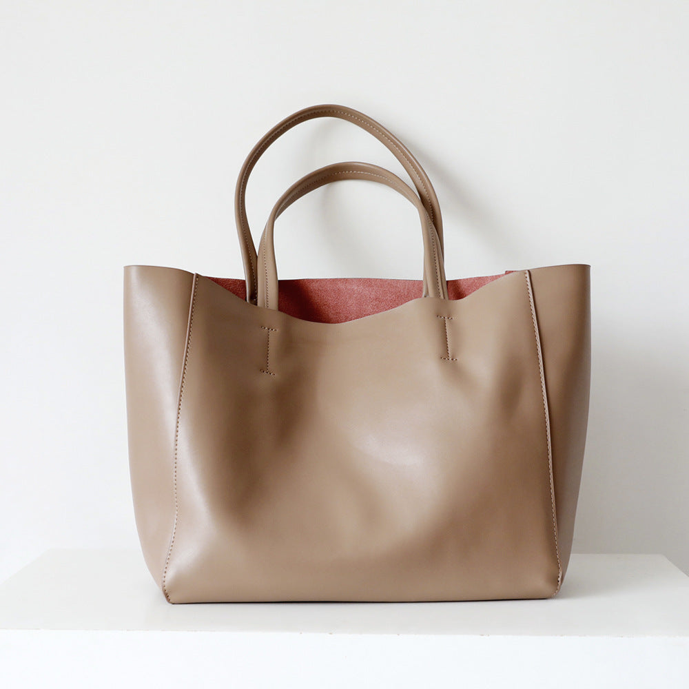 Cowhide Large Leather tote bag