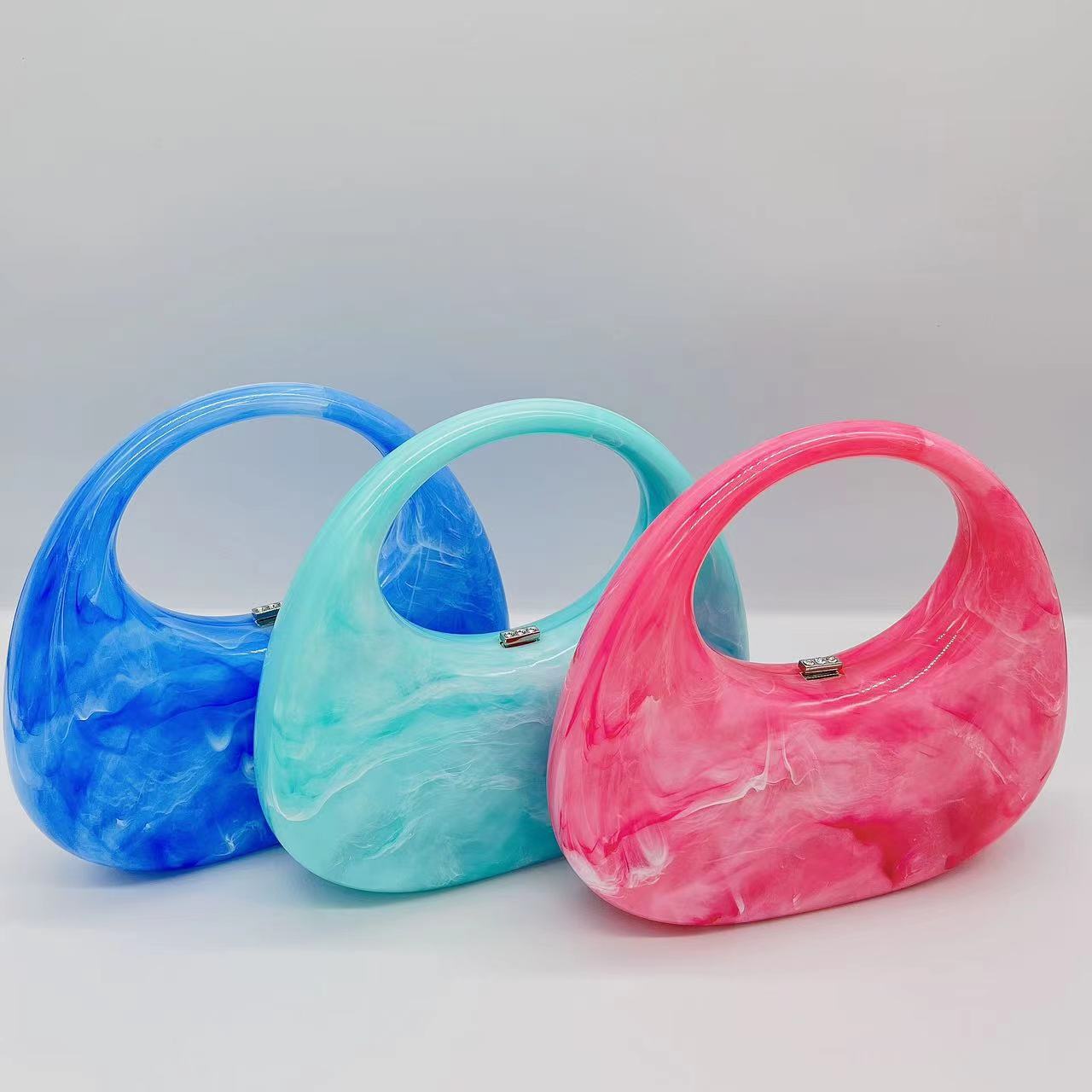 Women's Moon-shaped Handbag