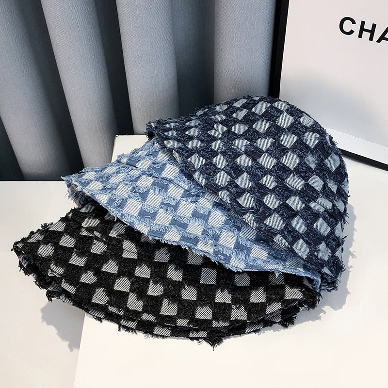 Denim Pattern Bucket Hat