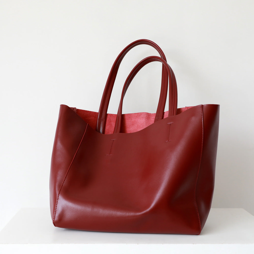Cowhide Large Leather tote bag