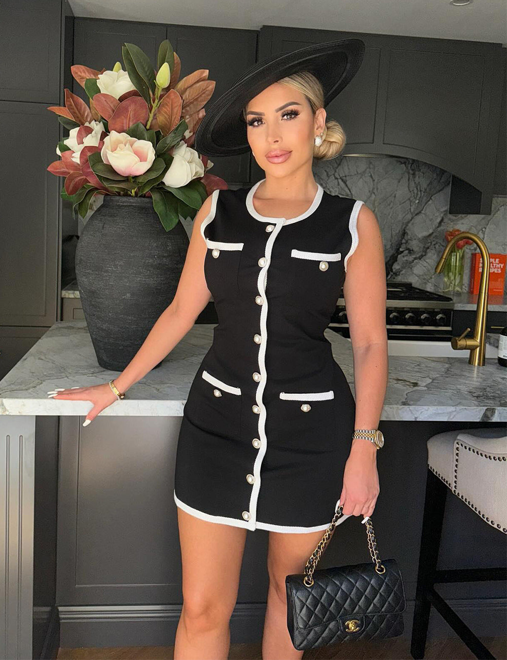 Women's Sleeveless Vest Dress