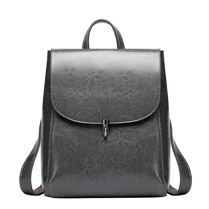 Cowhide Leather Backpack