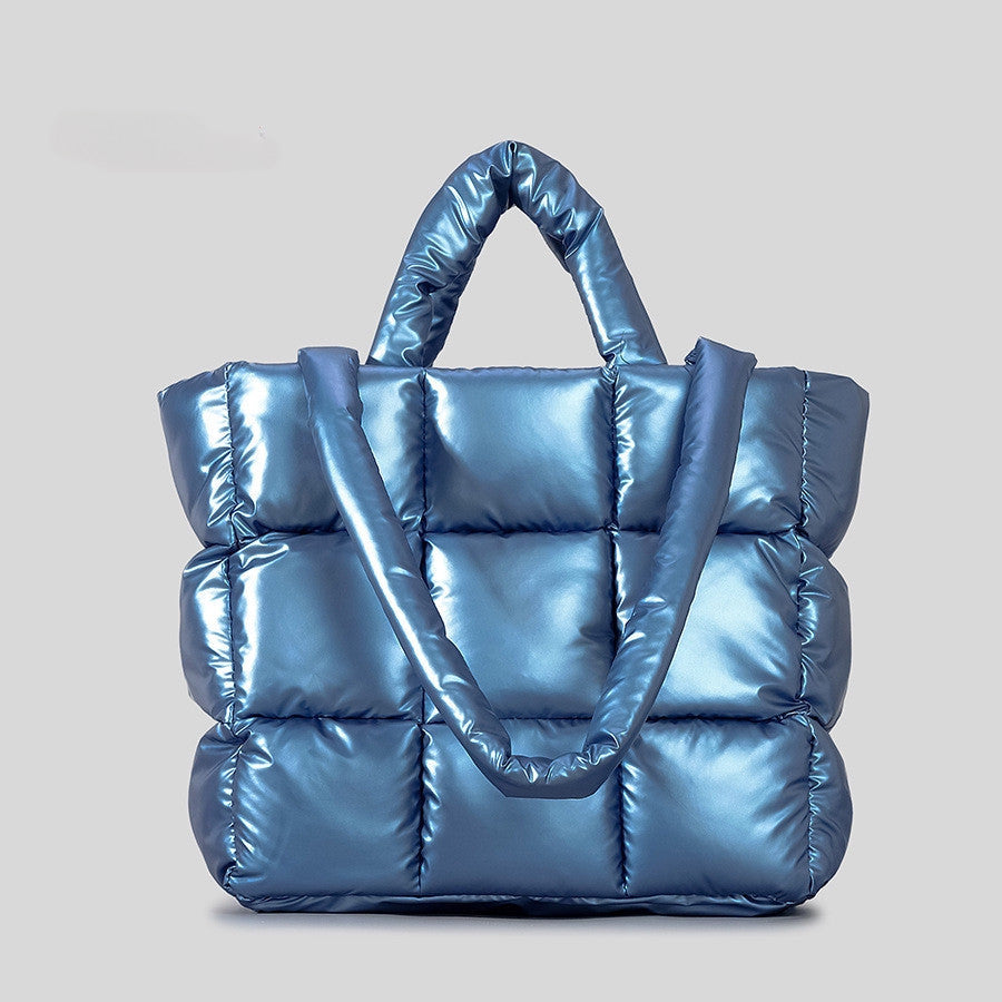 Plaid Cotton Tote Bag