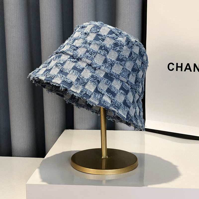 Denim Pattern Bucket Hat