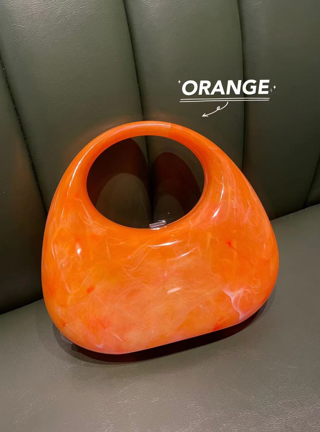 Women's Moon-shaped Handbag