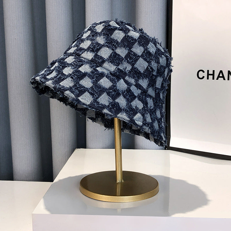 Denim Pattern Bucket Hat