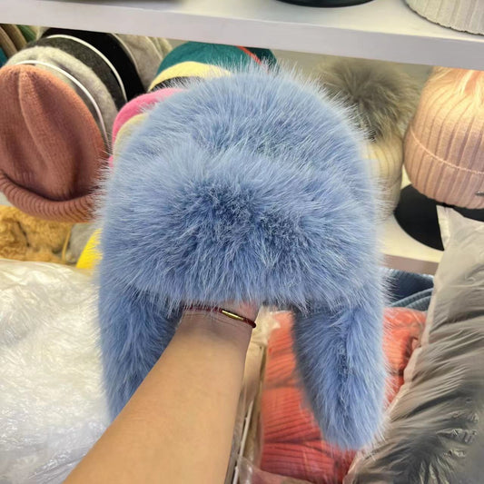Snow Mountain Earmuffs Hat