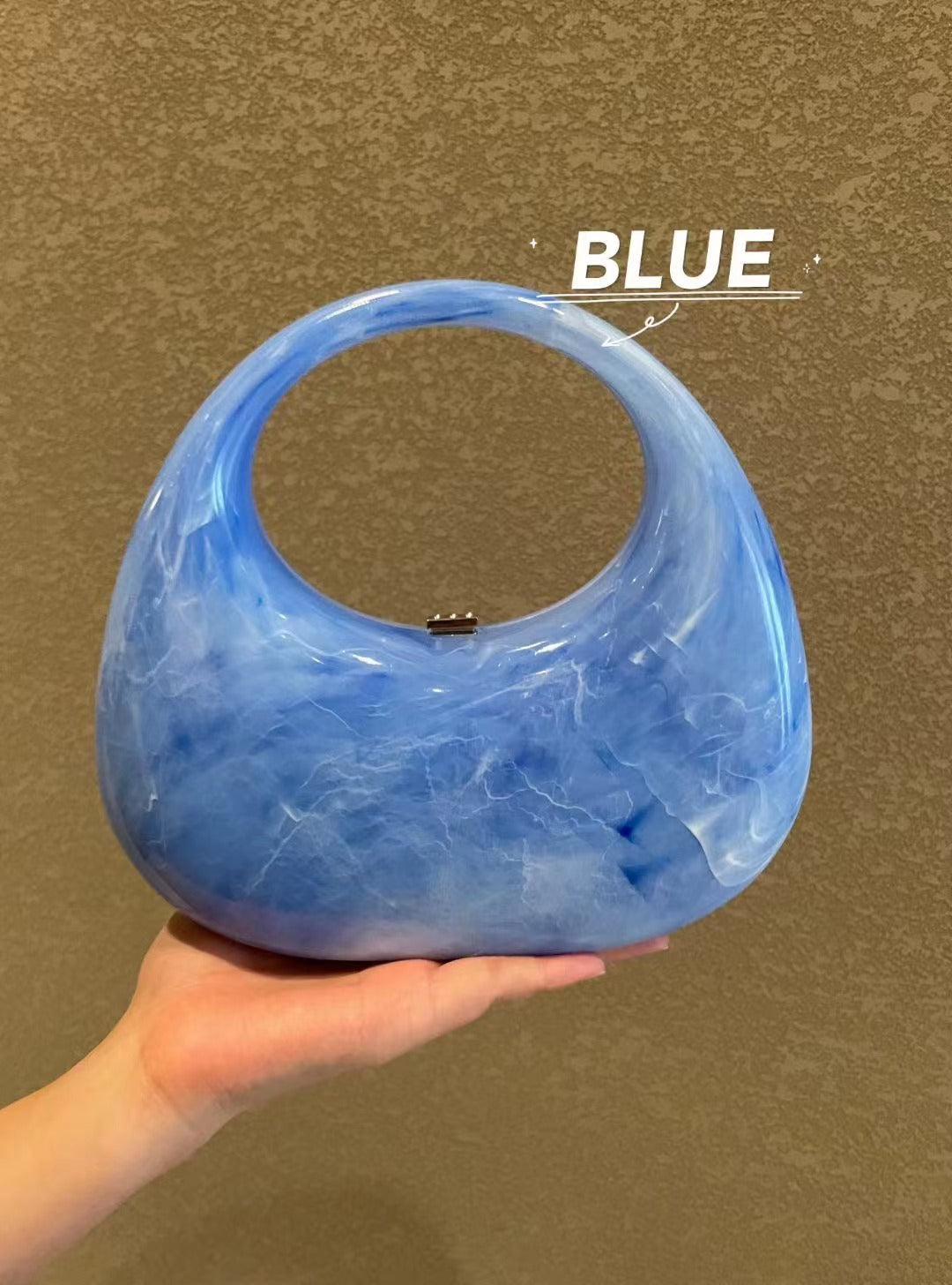 Women's Moon-shaped Handbag