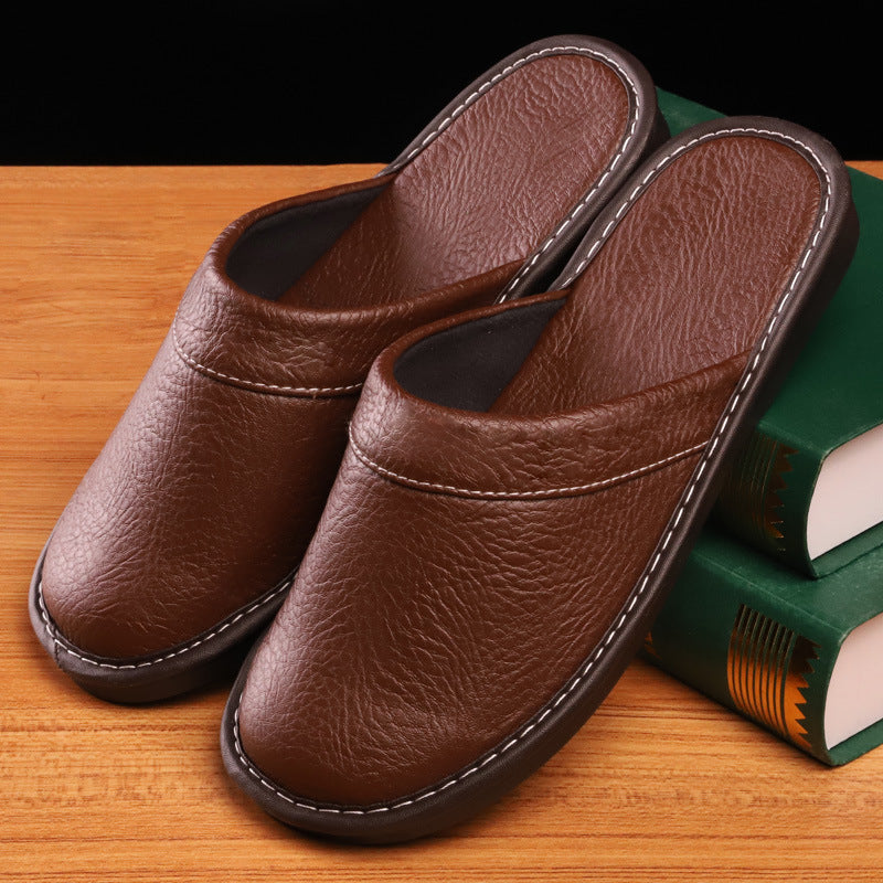 Four Seasons Leather Slippers