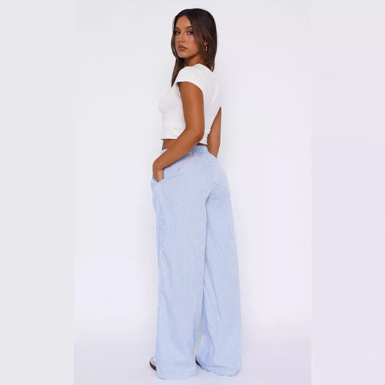 Striped Trousers Pants
