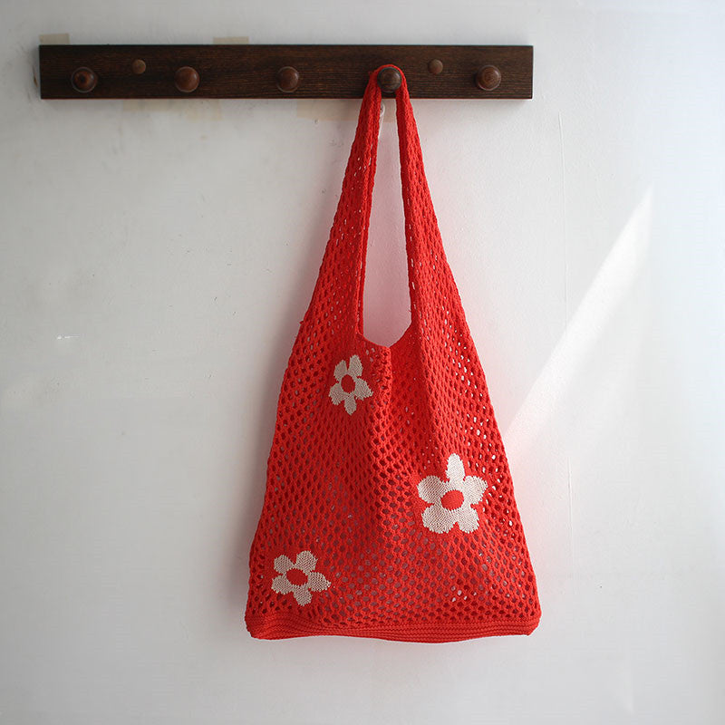Woven Hollow Shopping Bag