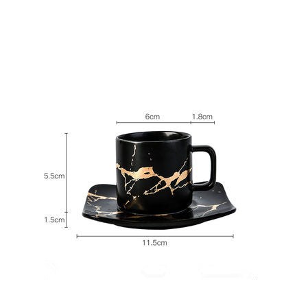 Marble Gold Coffee Mugs