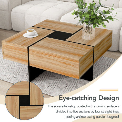 Extendable Sliding Coffee Table