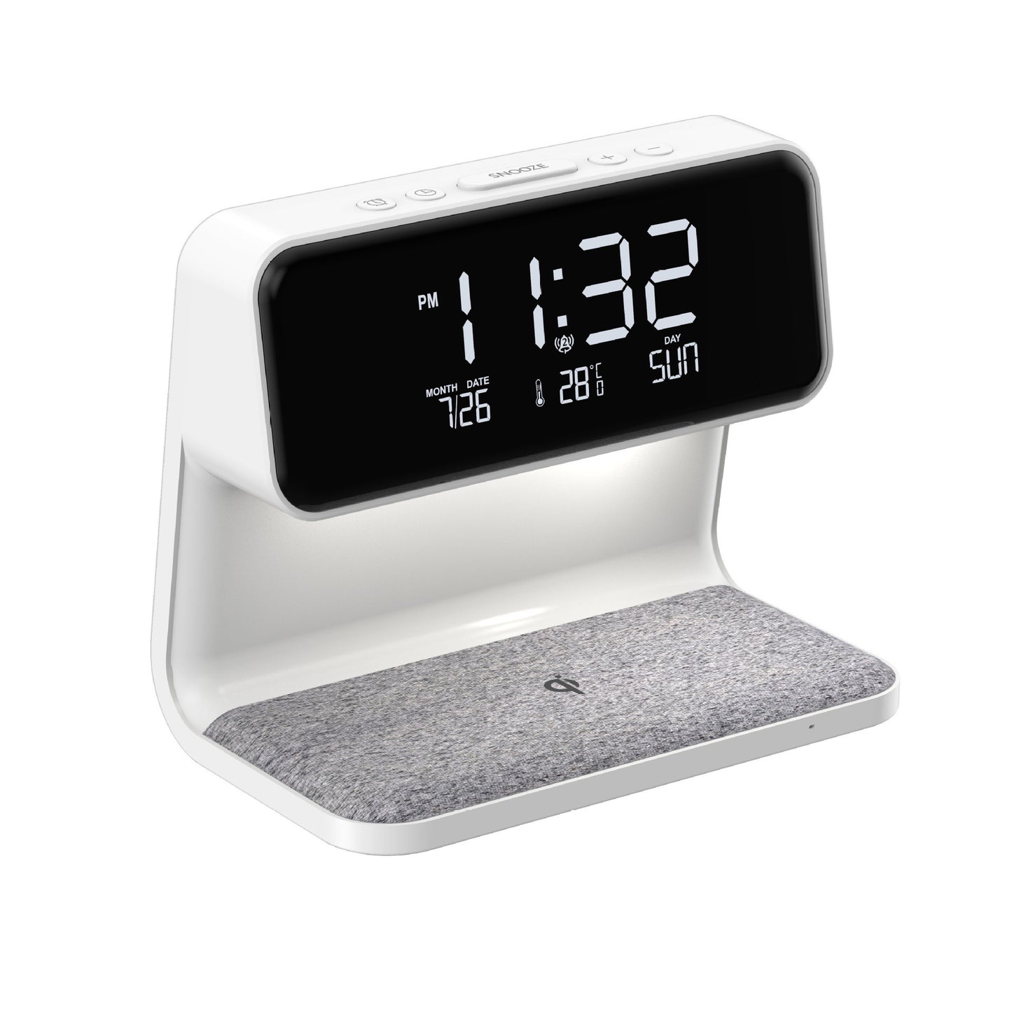 3 In 1 Bedside Wireless Lamp