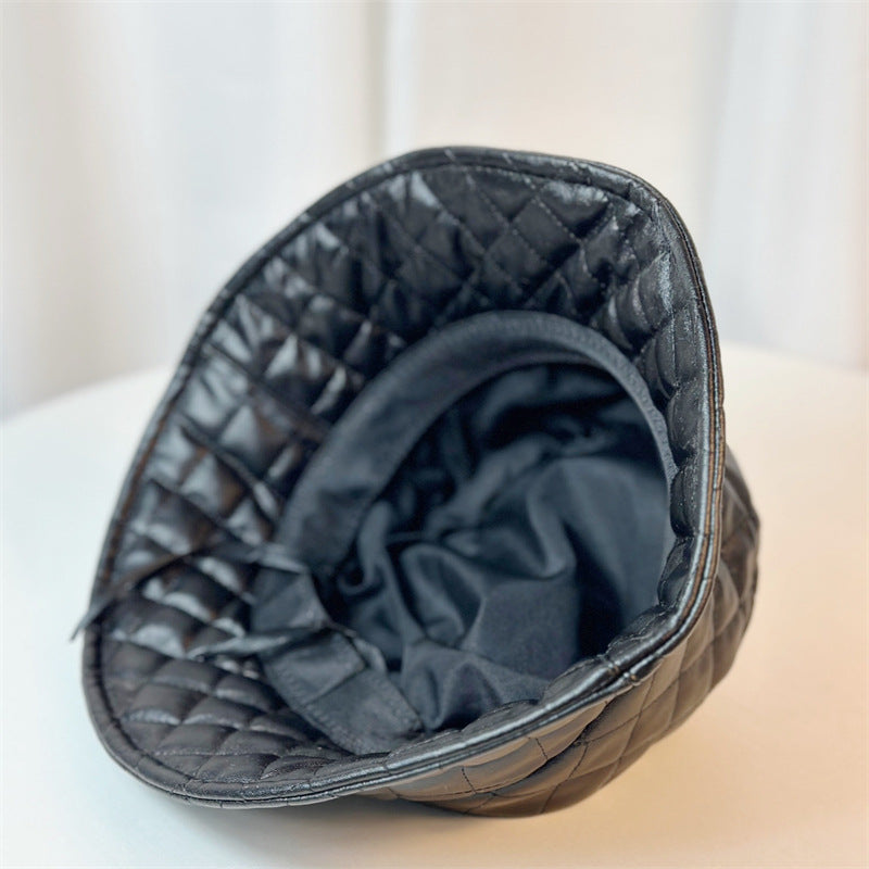 Leather Adjustable Bucket Hat