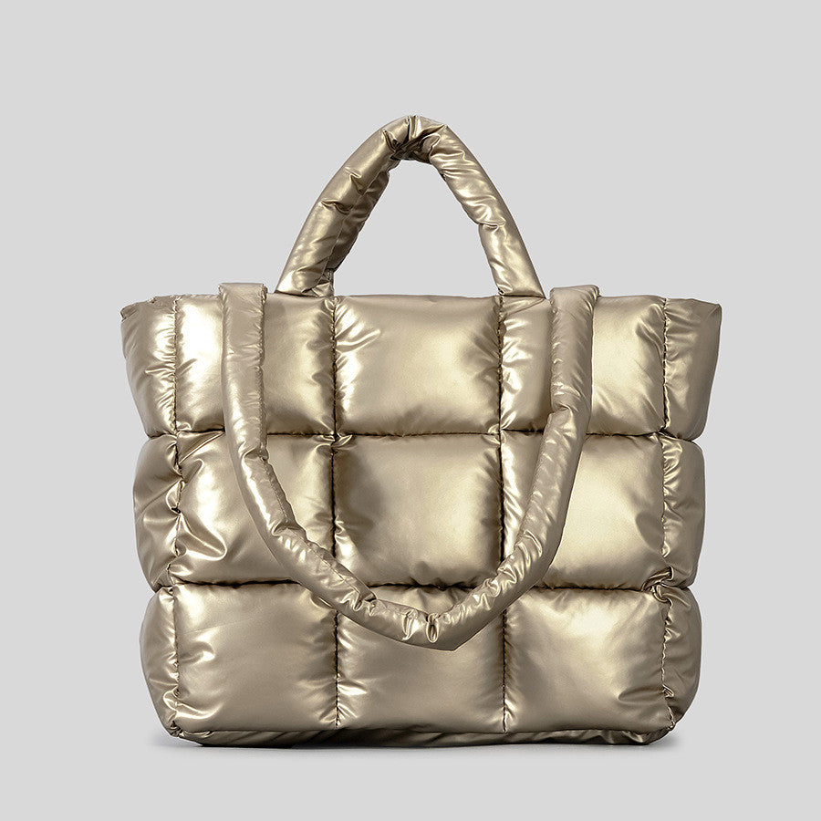 Plaid Cotton Tote Bag
