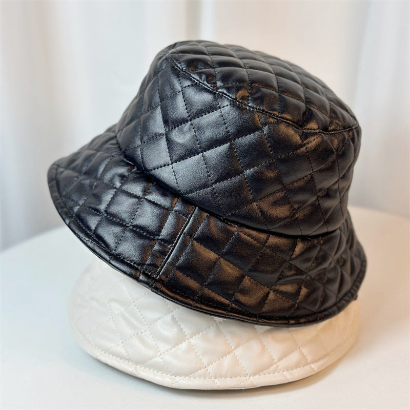 Leather Adjustable Bucket Hat