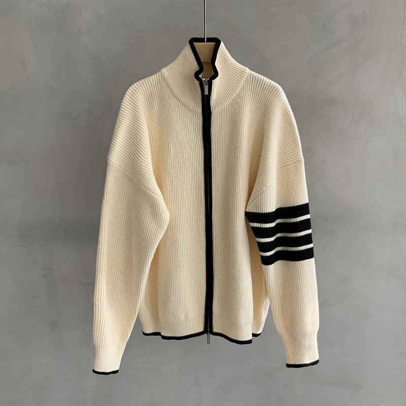 Cardigan Collar Sweater