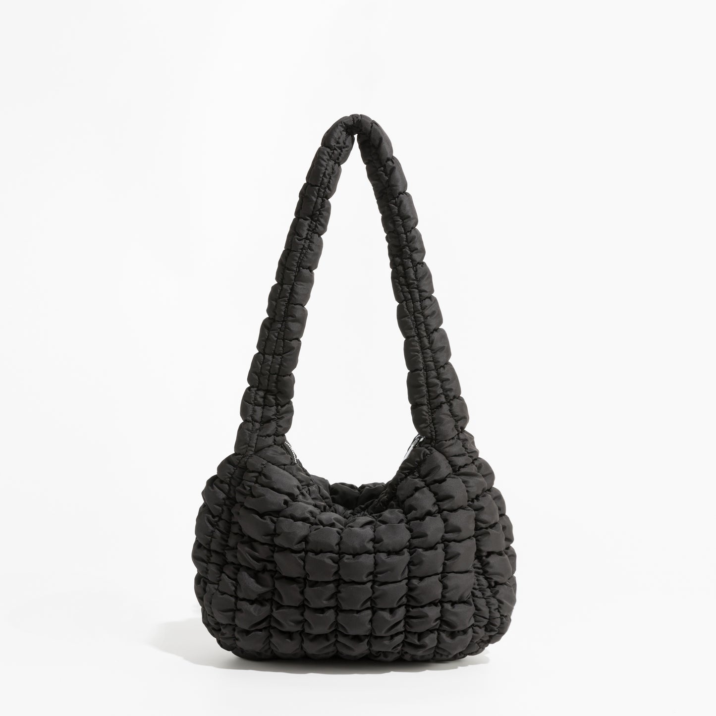 Nylon Padded Hobo Bag